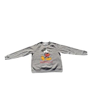 Disney Mickey Mouse Gray Crewneck